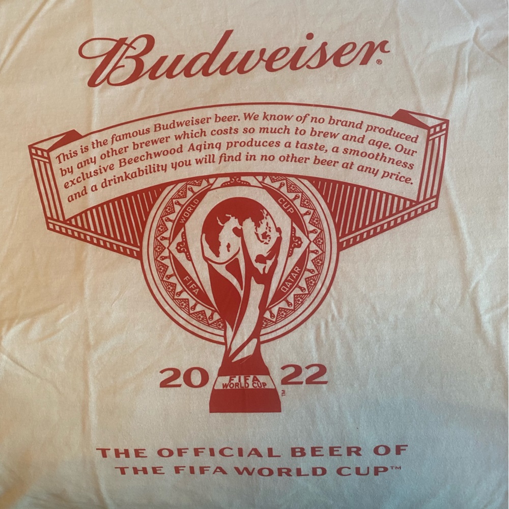 Budweiser FIFA World Cup T-shirt